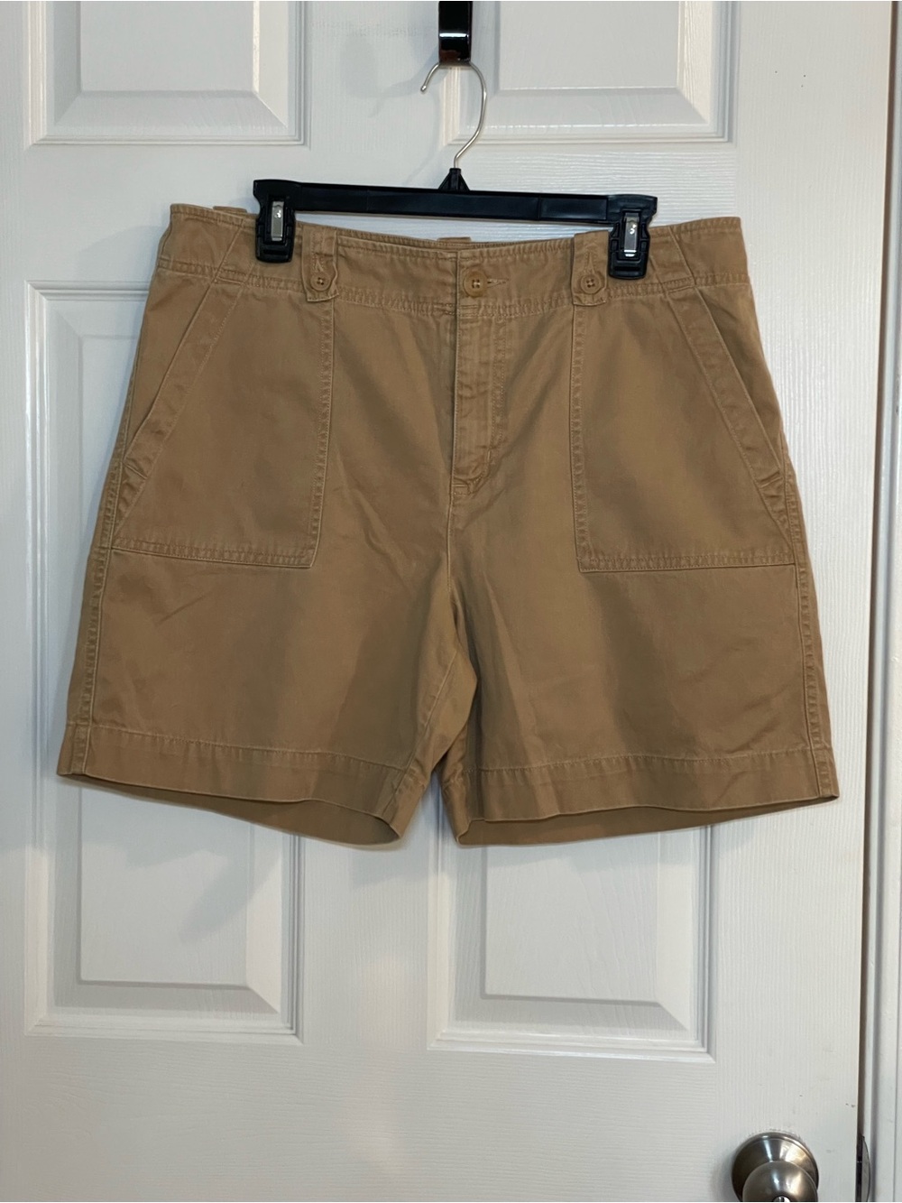 Lauren Jeans Co. Ralph Lauren Khaki Utility Shorts Women’s Size 12 100% Cotton